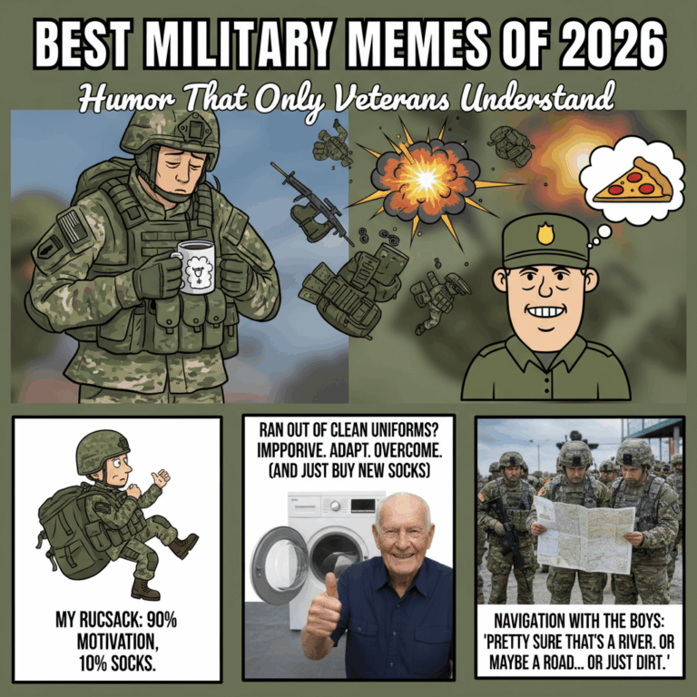 Professional blog header image for article titled: Best Military Memes of 2026: Humor That Only Vete