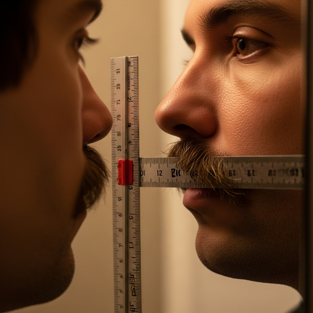 Military Mustache Grows Faster on One Side Fix