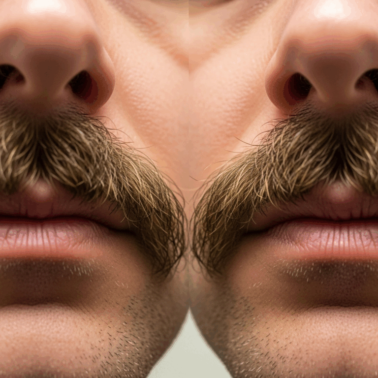 Military Mustache Too Patchy on One Side Fix