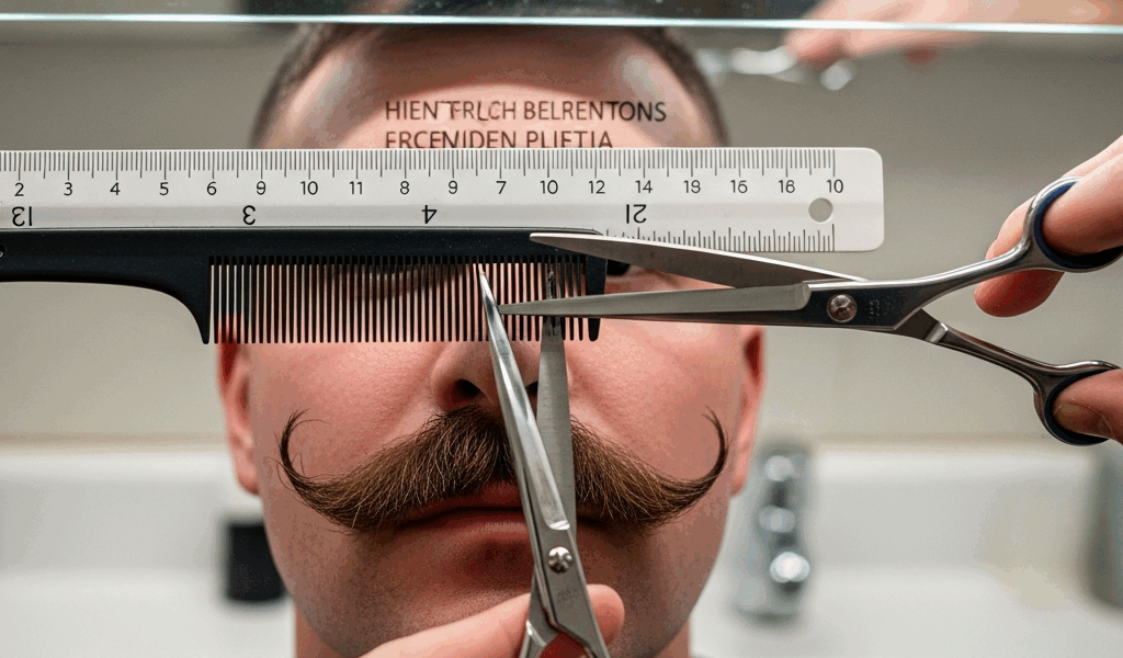 How to Trim a Military Mustache Without Messing It Up