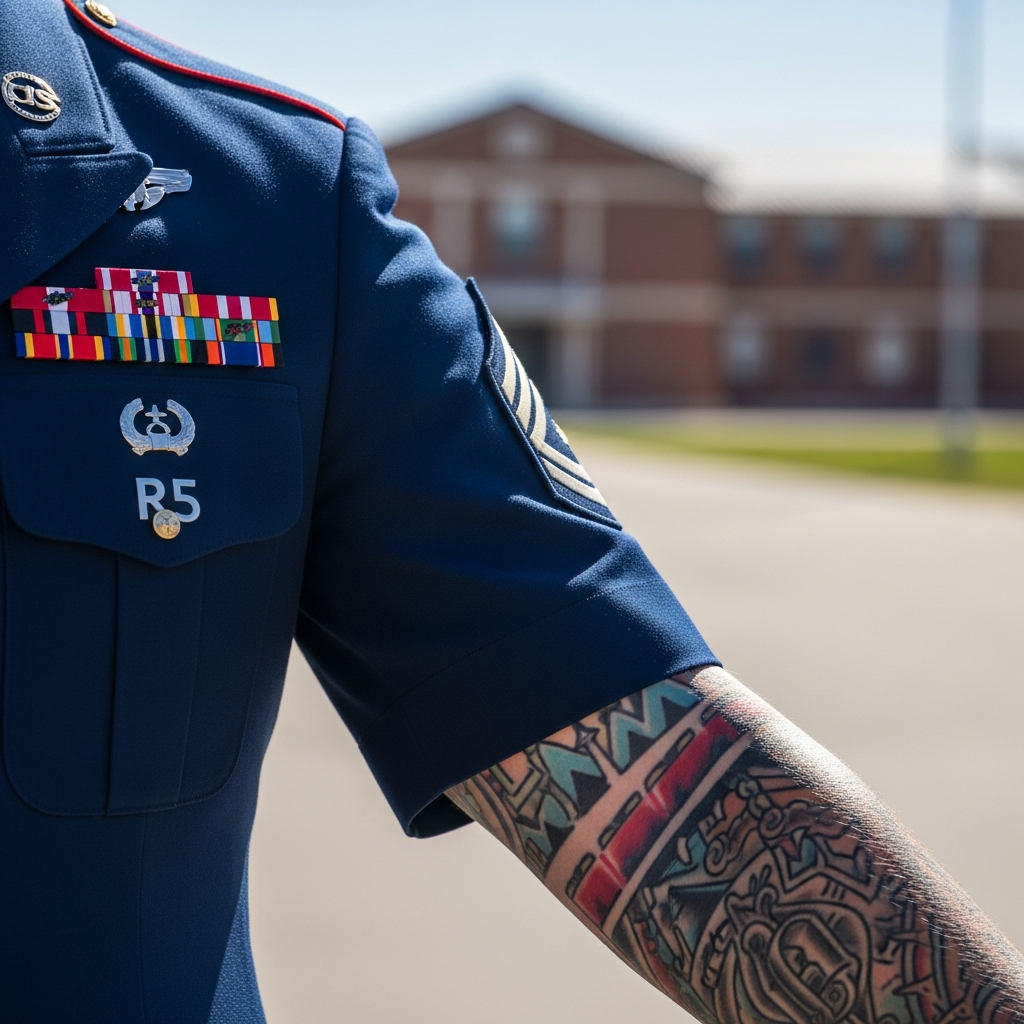 Military Tattoo Policy 2026 — What Every Branch Actually Allows Now