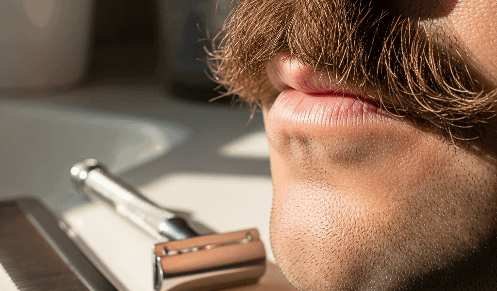 Military Mustache Stache Lines After Shaving How to Prevent